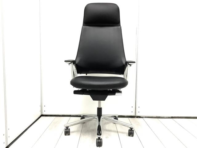 2020年製造 イトーキ レオニスチェア ハイバック レザー - 椅子/チェア
