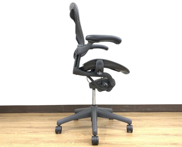 【中古】アーロンチェア（ランバー　フル装備） AE113AWB-0005 Herman Miller/ハーマンミラー 肘付ハイバックチェア 357884