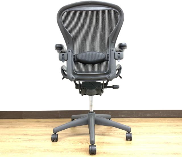 【中古】アーロンチェア（ランバー　フル装備） AE113AWB-0005 Herman Miller/ハーマンミラー 肘付ハイバックチェア 357884