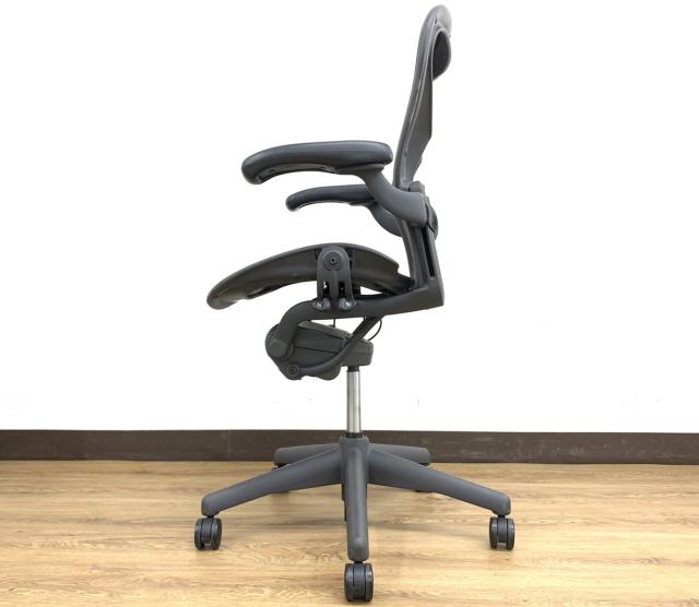 【中古】アーロンチェア（ランバー　フル装備） AE113AWB-0005 Herman Miller/ハーマンミラー 肘付ハイバックチェア 357884