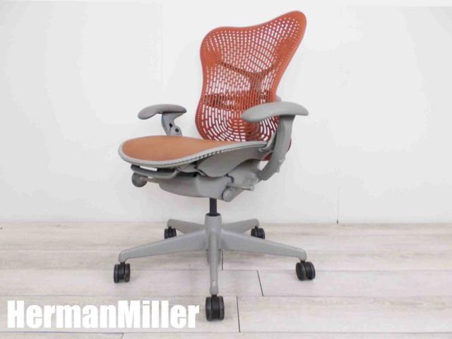 【中古】ミラアーム Herman Miller/ハーマンミラー 肘付ハイバックチェア 358960