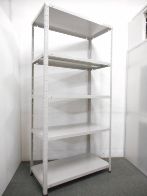 【いま売れてます！組立簡単なワンボルト式！】■軽量ラック　W875mm　棚板5枚（耐荷重150kg/段）　■店頭展示品特価！即納対応！【在庫入替】A00820069
                        その他シリーズ
                                    新古品
            