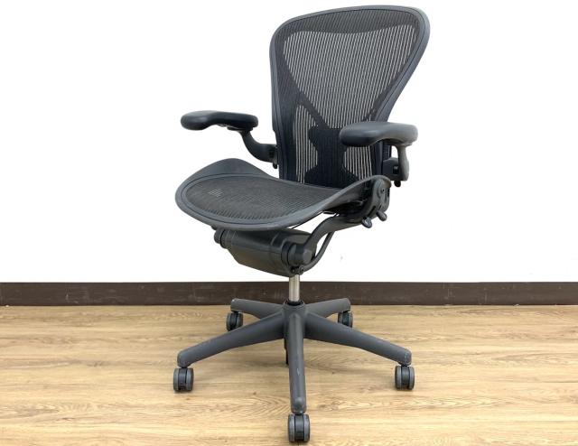 中古】アーロンチェア（ポスチャー フル装備） AE113AWB Herman Miller