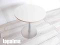 lapalma/ラパルマ　BRIO/ブリオ ラウンドカフェテーブル　白　W600