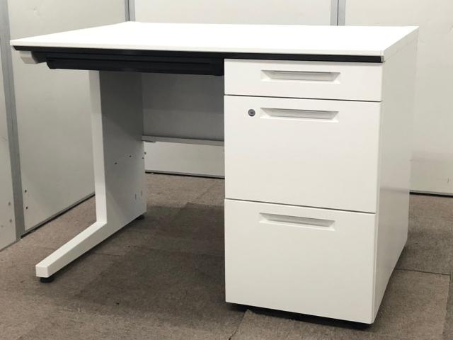 【1台限定】コクヨ社より「IS」シリーズのホワイトデスク入荷！中古　デスク　オフィス家具　事務什器　片袖　ホワイト　事務机　W1100　D700
                        iSシリーズ
                                    中古
            
