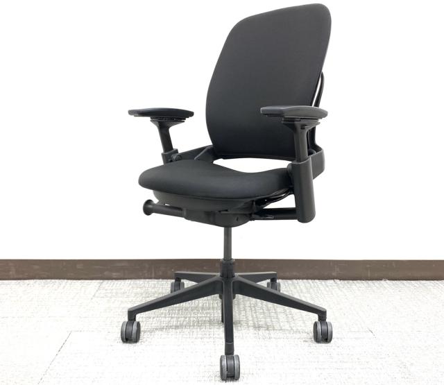 中古】リープV2 LEAP-10100 Steelcase/スチールケース 肘付ハイバック