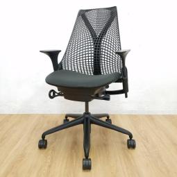 【8脚入荷】HermanMiller(ハーマンミラー)/SAYL Chair(セイルチェア)　中古　デザイナーズ　テレワーク　在宅ワーク　リモートワーク　前傾　姿勢　チルト　ブラック