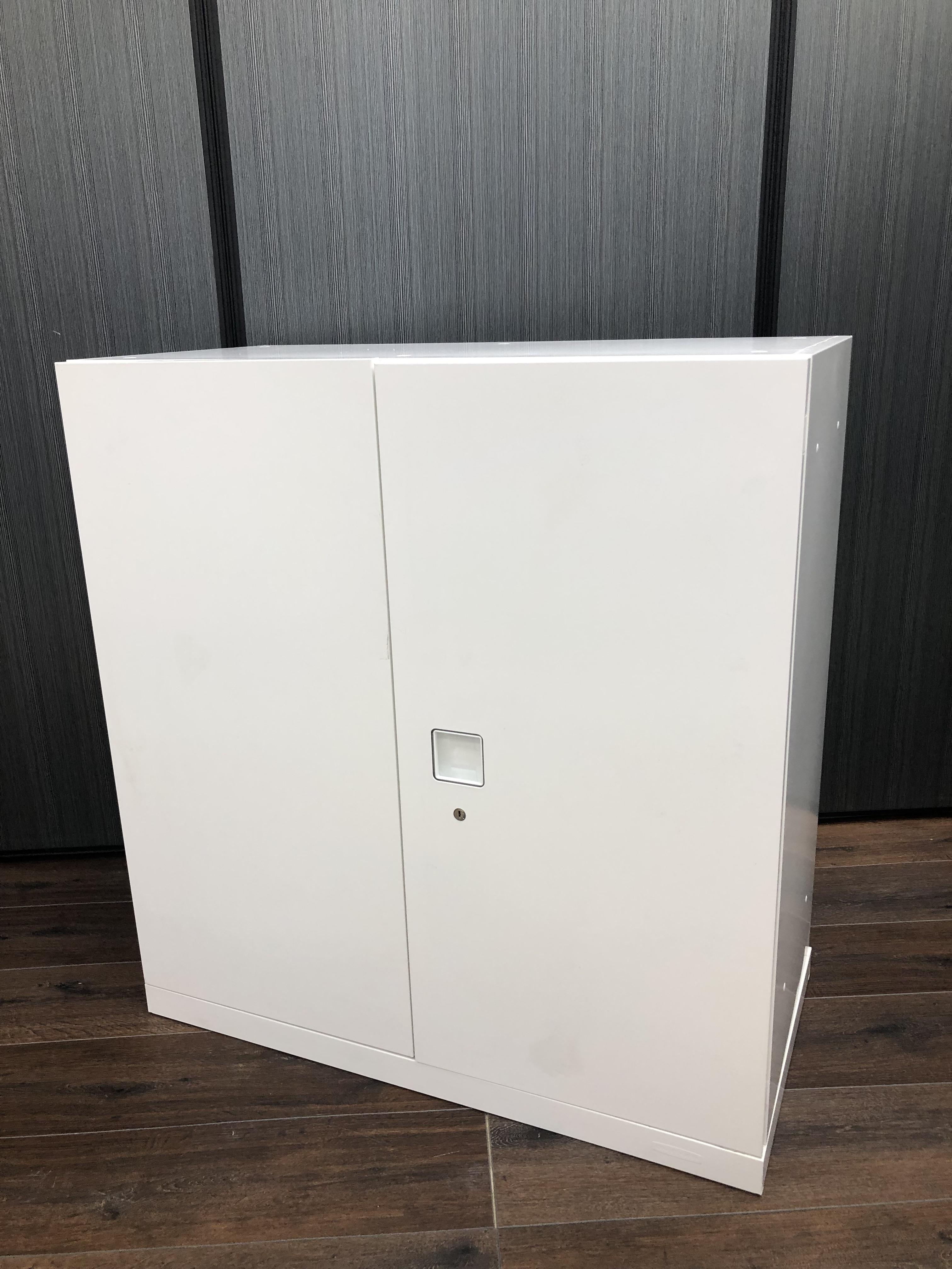 店舗にて使用　キャビネット　美品　送料込 中古】レクトライン 4B312F ZA75 オカムラ/okamura ロー