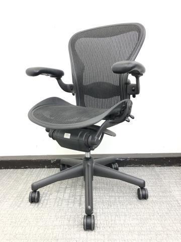 【中古】アーロンチェア Herman Miller/ハーマンミラー 肘付ハイバックチェア 367119