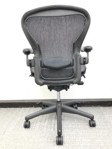 【中古】アーロンチェア Herman Miller/ハーマンミラー 肘付ハイバックチェア 367119