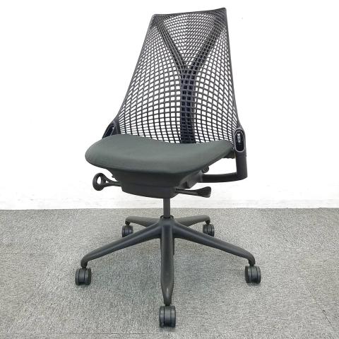 【中古】セイルチェア Herman Miller/ハーマンミラー 肘無ハイバックチェア 367468