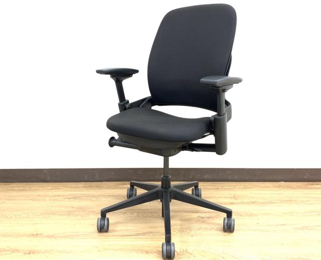 【中古】リープV2 LEAP-10100APUP Steelcase/スチールケース 肘付ハイバックチェア 367668