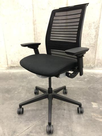 【中古】シンクチェア（2015年以降モデル） Steelcase/スチールケース 肘付ハイバックチェア 367886