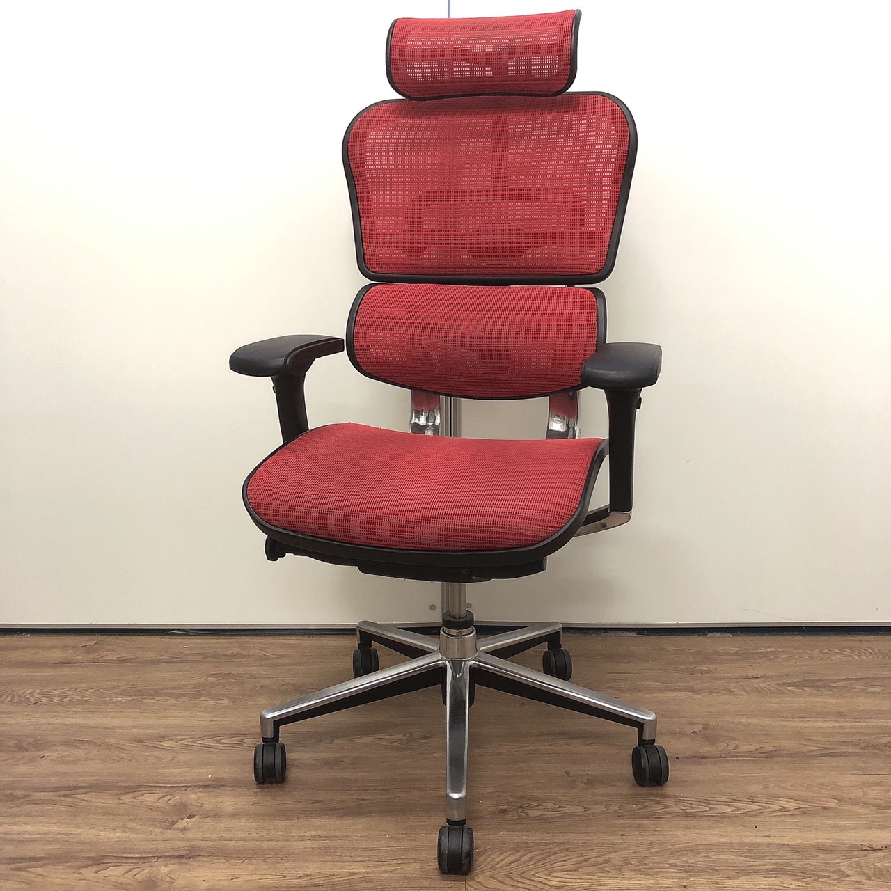 中古】ベーシック Ergohuman/エルゴヒューマン 肘付ハイバック