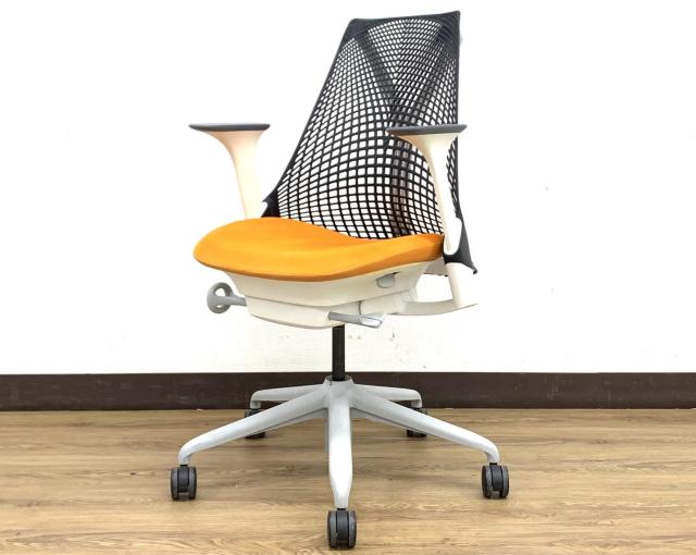 【中古】セイルチェア AS1YA23HA-0496 Herman Miller/ハーマンミラー 肘付ミドルバックチェア 369813