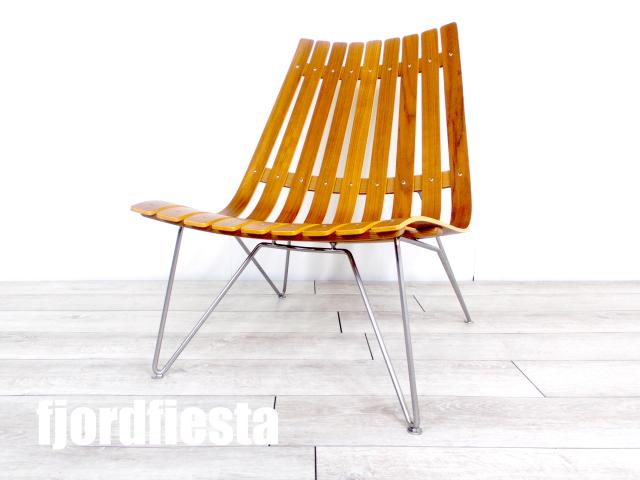 【未使用品】fjordfiesta / フィヨルドフィエスタ  Scandia Net Chair / スキャンディアネットチェア  ウォルナット