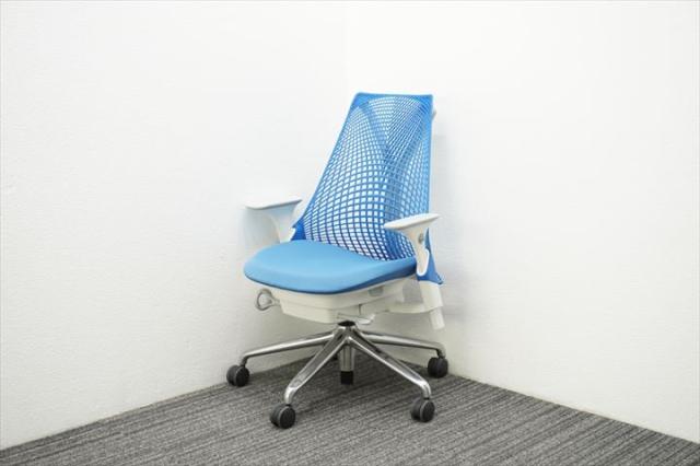 【中古】セイルチェア Herman Miller/ハーマンミラー 肘付ハイバックチェア 370257