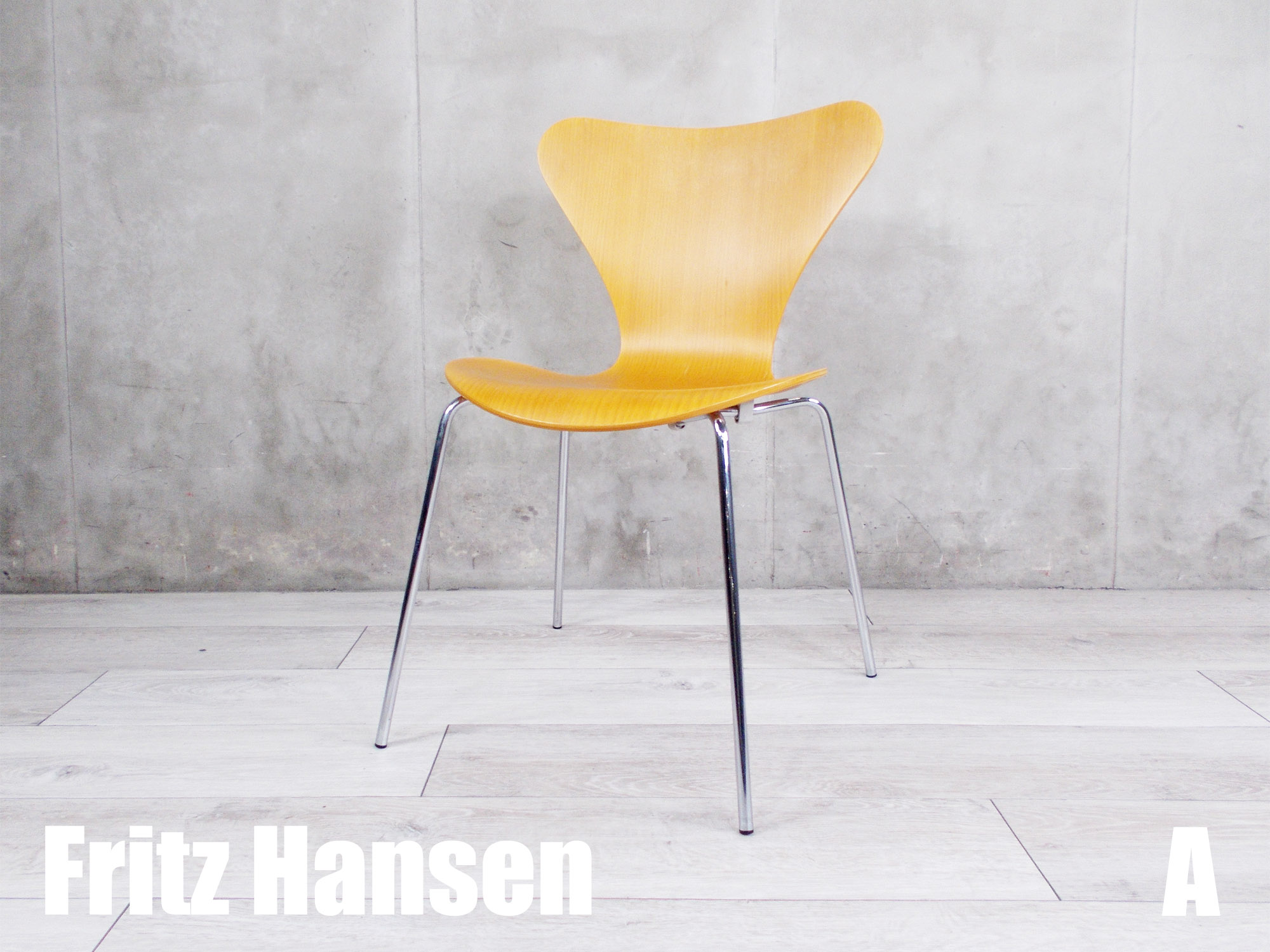 A）FritzHansen／フリッツハンセン　セブンチェア　ビーチナチュラル　アルネ・ヤコブセン　北欧
                        その他シリーズ
                                    中古
            