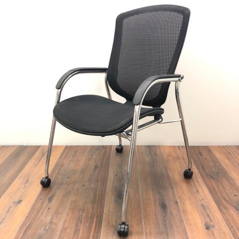 【レア商品】おつとめ品／肘に摩耗がある為、特別価格にて／定番／ゲストチェア　◆Okamura／オカムラ　◆Contessa／コンテッサ
                        コンテッサチェア
                                    中古
            