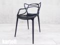 カルテル/ Kartell  奇才 フィリップ ・ スタルク /Philippe Starck マスターズチェア /Masters Chair  ブラック  イタリアモダン ガーデンチェア