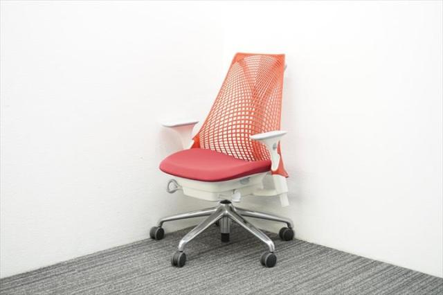 【中古】セイルチェア Herman Miller/ハーマンミラー 肘付ハイバックチェア 372825