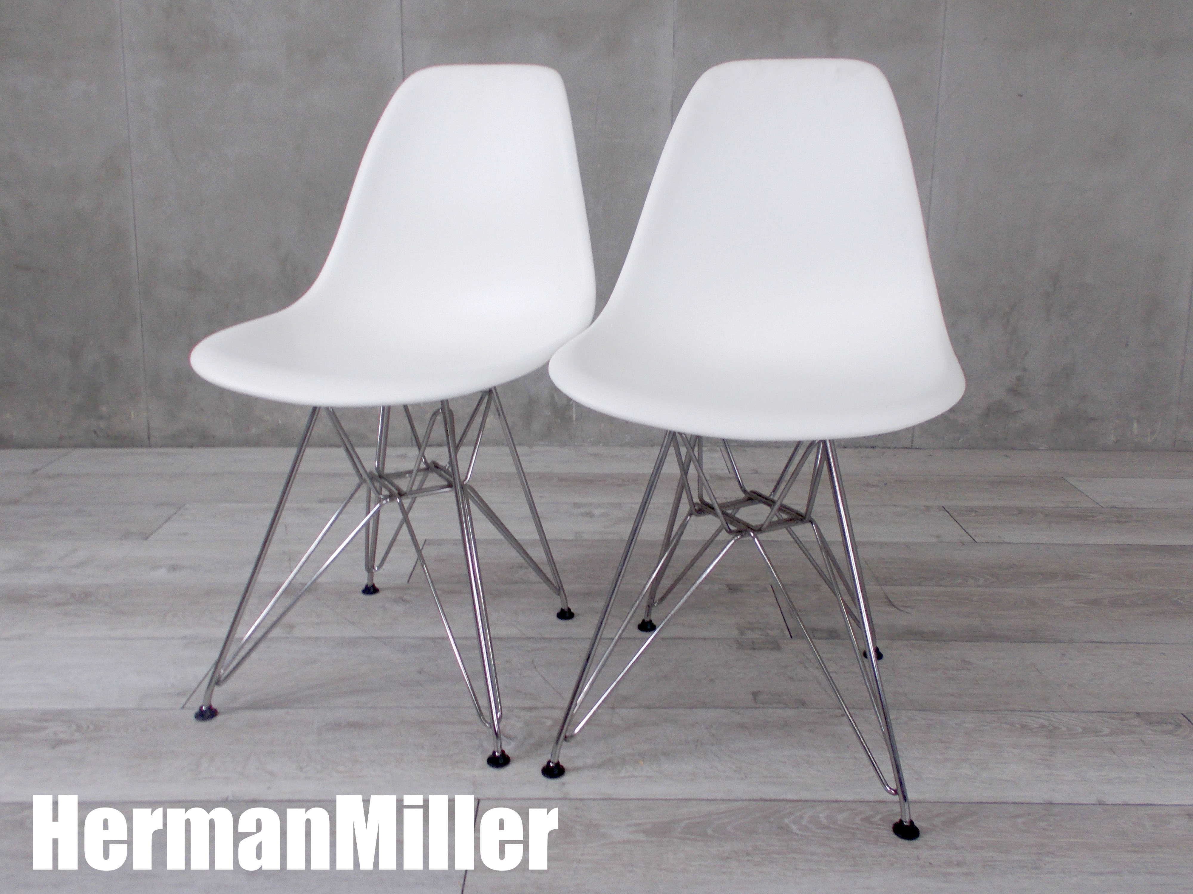 2脚セット HermanMiller ハーマンミラー イームズサイドシェルチェア イームズシェルチェア ファミリー -シーティング -ハーマンミラー