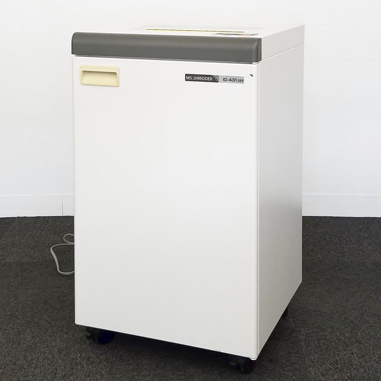 【1台入荷】【書類整理に便利】国内シュレッダーのパイオニア！明光商会！！※新品時最大裁断枚数35枚！！中古　シュレッダー　個人情報　オフィス家具　MS-ID431SEF
                        IDシリーズ
                                    中古
            