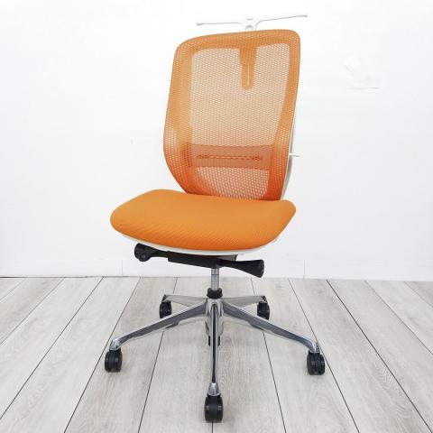 中古】シルフィーメッシュ オカムラ/okamura 肘無ハイバック