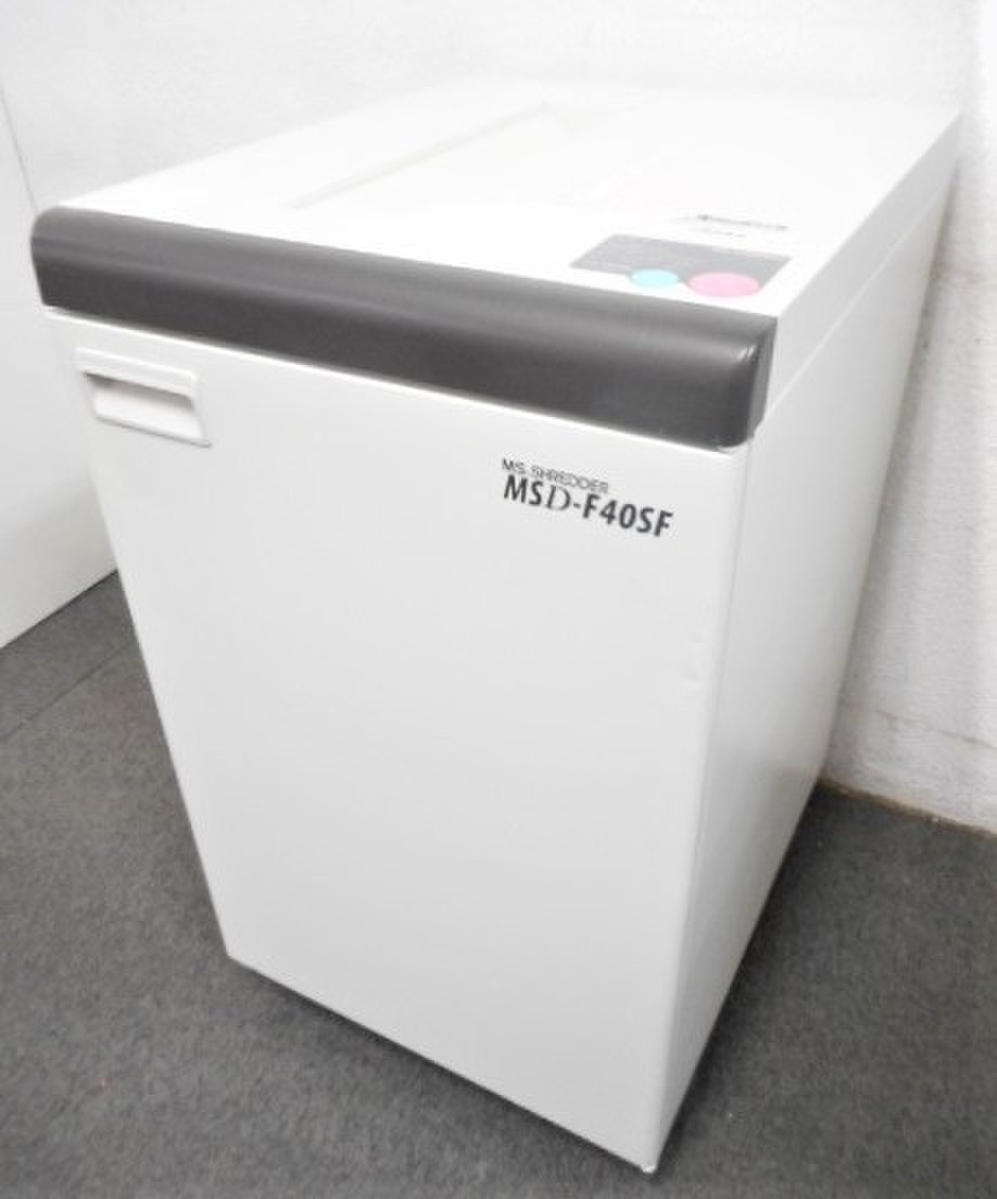 【KS】【MAX45枚細断！業務効率も改善！】■明光商会製　業務用シュレッダー　MSD-F40SF　スパイラルカット方式！
                        MSDシリーズ
                                    中古
            