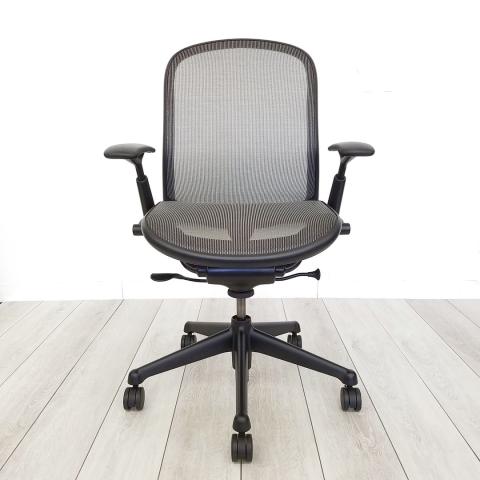 【中古】 チャドウィック Knoll/ノール 肘付ミドルバックチェア 374998