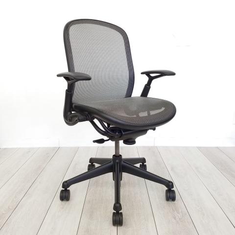 【中古】 チャドウィック Knoll/ノール 肘付ミドルバックチェア 374998