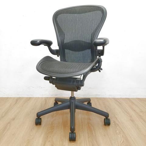 【中古】アーロンチェア（ランバー　フル装備） Herman Miller/ハーマンミラー 肘付ハイバックチェア 375165