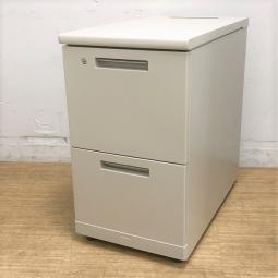 1点限り　使用感少なめ　A4ファイル×2段収納　コクヨ　MX　ナチュラルグレー色