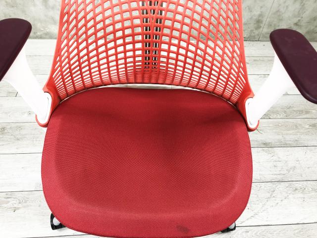 【中古】セイルチェア Herman Miller/ハーマンミラー 肘付ハイバックチェア 376876