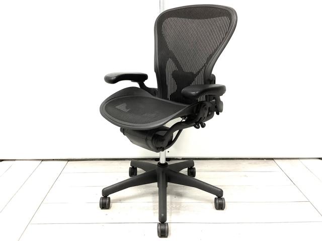 【中古】アーロンチェア（ポスチャー　フル装備） Herman Miller/ハーマンミラー 肘付ハイバックチェア 378334