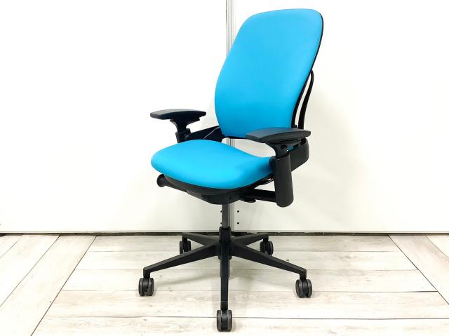 【中古】リープV2 Steelcase/スチールケース 肘付ハイバックチェア 378335