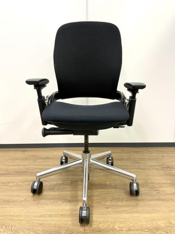 【中古】リープV2 Steelcase/スチールケース 肘付ハイバックチェア 378407