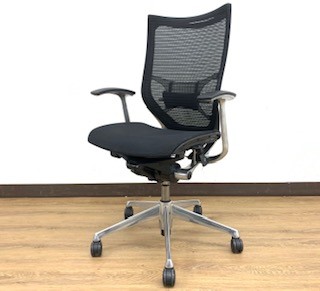 中古】バロンチェア CP45AR FDH1 オカムラ/okamura 肘付ハイバック  