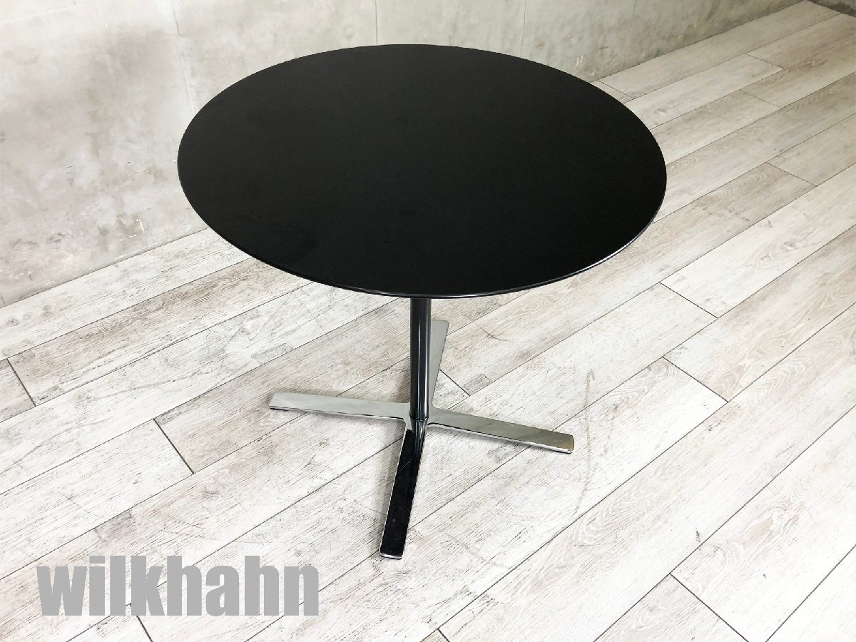 高級家具7万〜 wilkhahn ウィルクハーン 丸テーブル 木製天板
