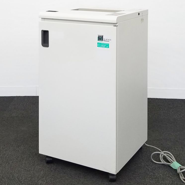 【1台入荷】ナカバヤシ製の業務用シュレッダーが入荷！中古　シュレッダー　OA機器　精密機械　セキュリティ　個人情報保護法　SX-406CE
                        スタンダードシュレッダー
                                    中古
            