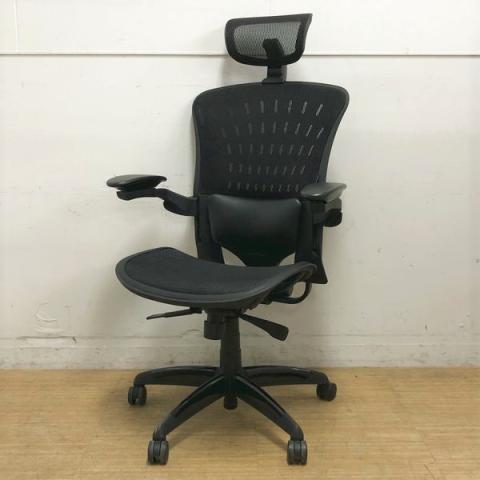 【中古】 BM-57 肘付ハイバックチェア 384695