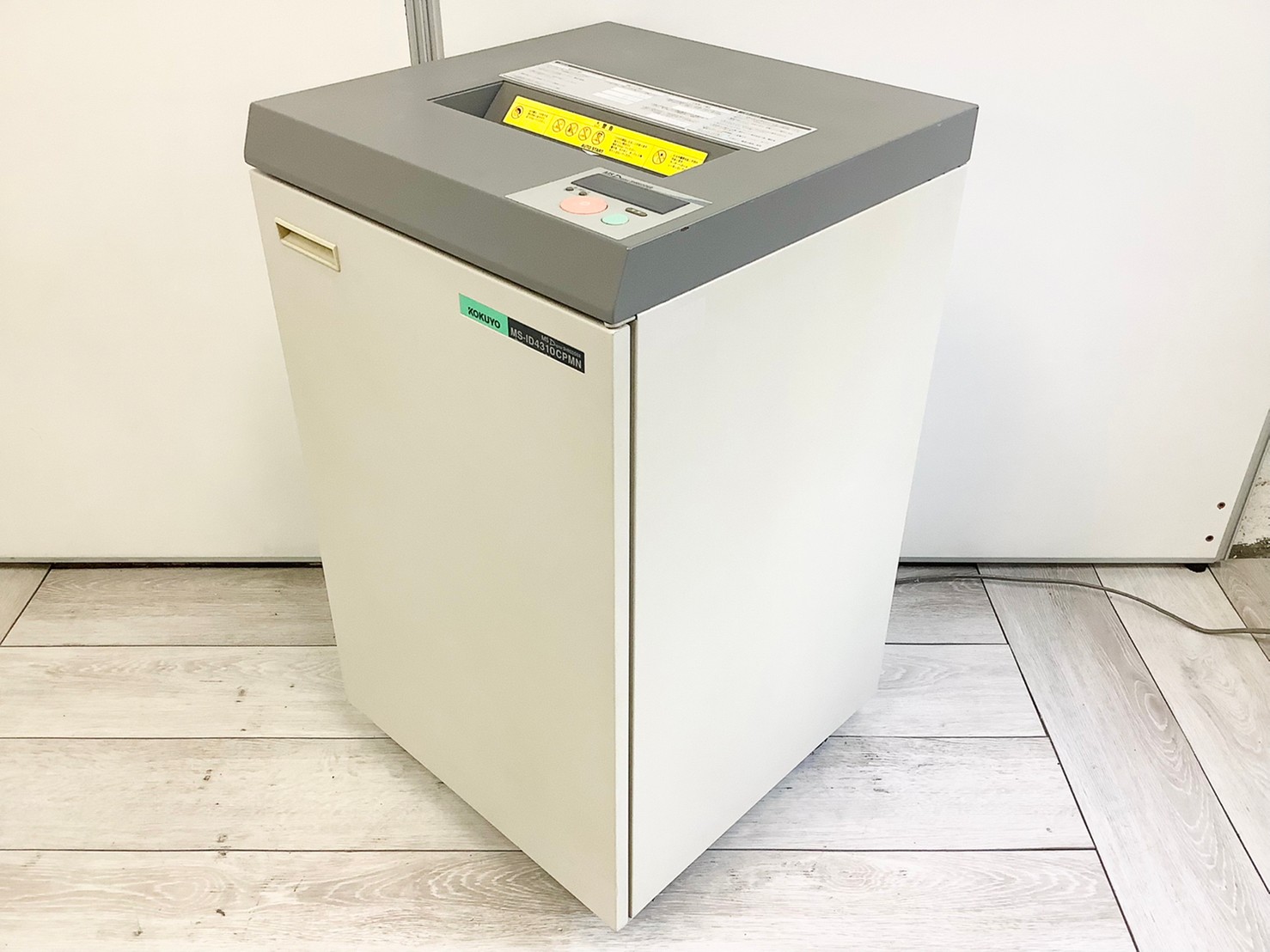 大人気／高品質　◆KOKUYO／コクヨ（MEIKO／明光商会）　◆MS-ID4310CPMN ※横浜本店撮影画像※
                        コクヨ MS シュレッダー
                                    中古
            