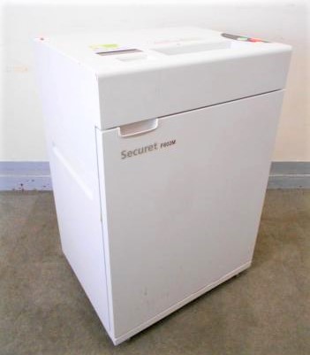 【最大50枚細断！パワフルシュレッダー！】■ISHIZAWA　F602M　クロスカットシュレッダー　メディア細断対応
                        セキュレット
                                    中古
            