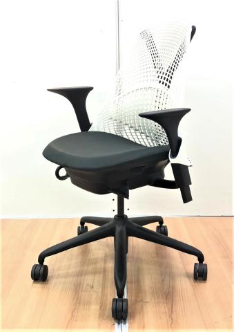 【中古】セイル 前傾機能無 Herman Miller/ハーマンミラー 肘付ハイバックチェア 386503