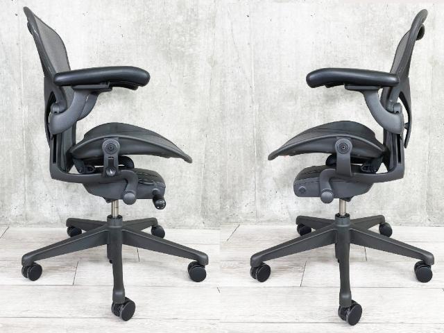 【中古】アーロンチェア Herman Miller/ハーマンミラー 肘付ハイバックチェア 386748