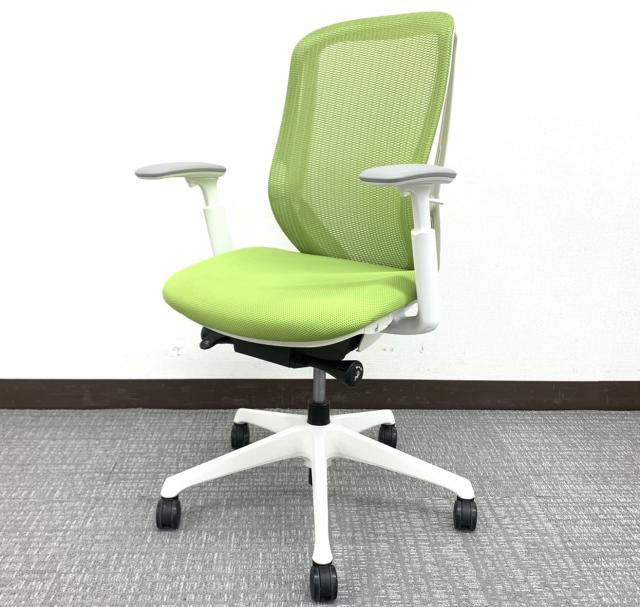 中古】シルフィーメッシュ オカムラ/okamura 肘付ハイバック