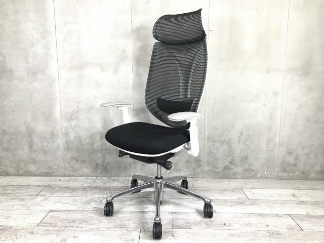 【中古】 サブリナ オカムラ/okamura 肘付ハイバックチェア 中古】サブリナ オカムラ/okamura 肘付ハイバックチェア 387252