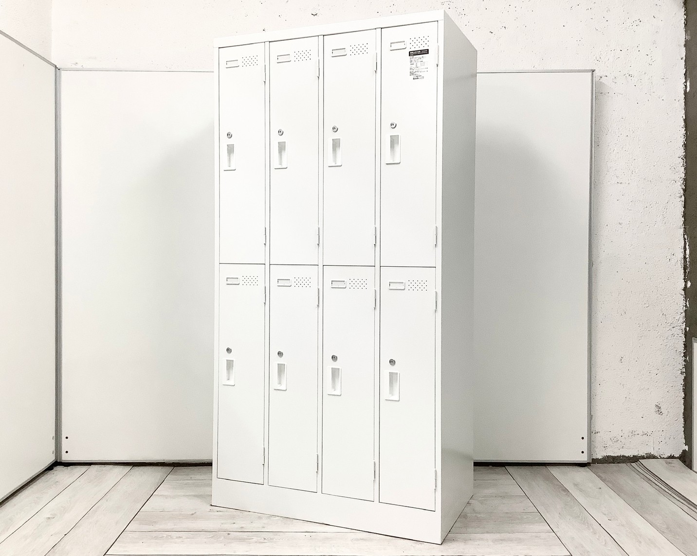 人気の8人用ロッカー！オフィスの定番！スチール製！■コクヨ/LK/ホワイト
                        LKロッカー
                                    中古
            