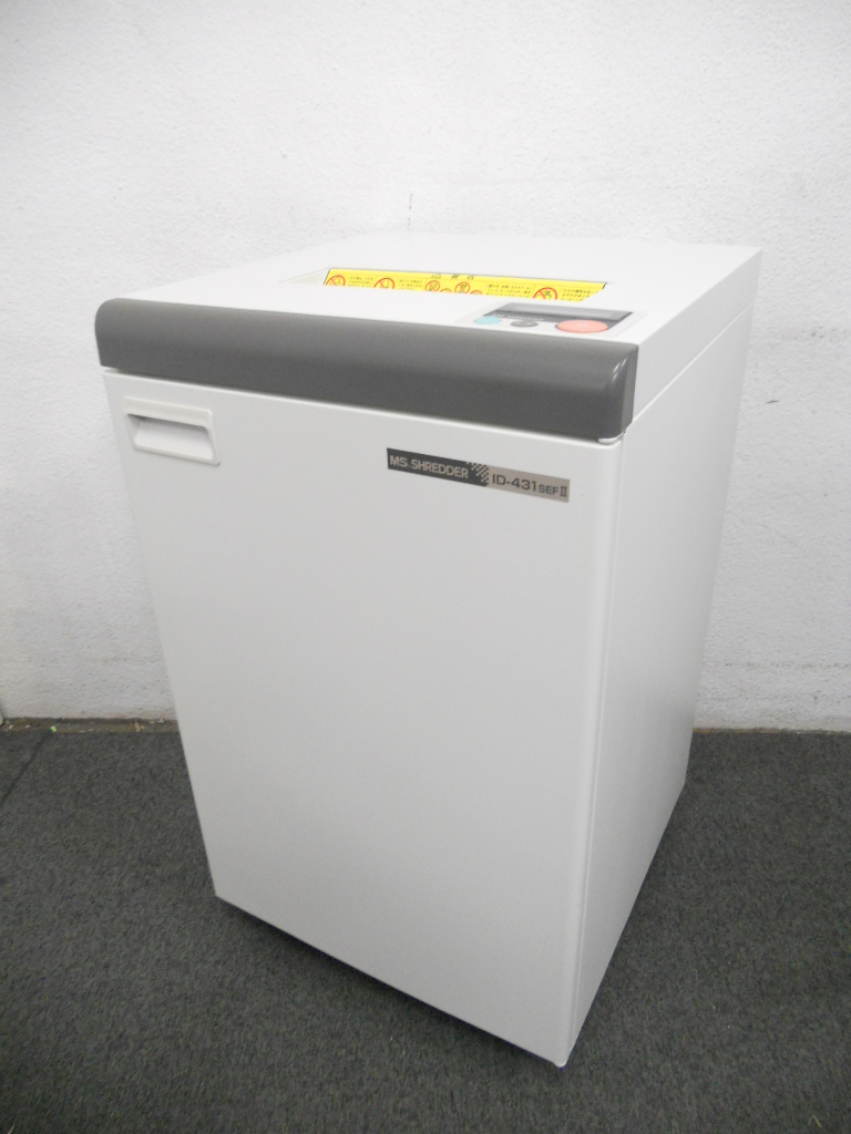 【高性能！一度に最大55枚細断！】■MSシュレッダー　 ID-431SEFⅡ　■信頼の明光商会製！業務用スパイラルカットシュレッダー！
                        その他シリーズ
                                    中古
            