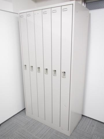 【激レア縦の6人用ロッカー】■オカムラ/FZ/ライトスモーク